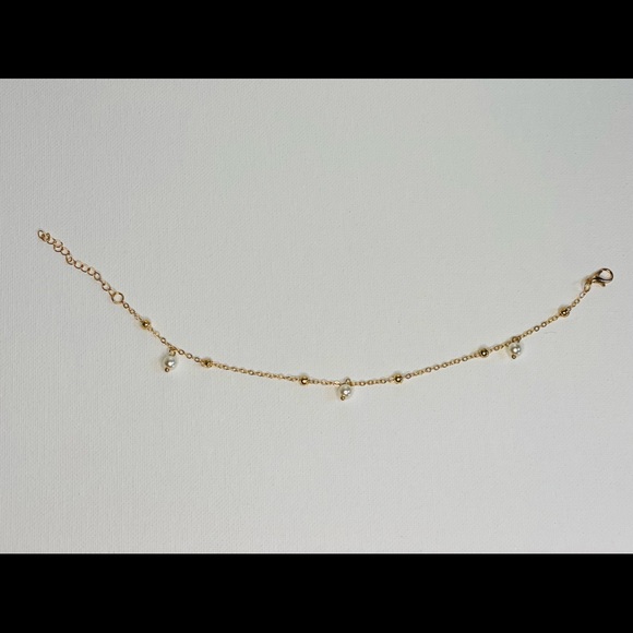 Gold Anklets Pearl anklets | ankle bracelets summer gold jewelry - Picture 6 of 6